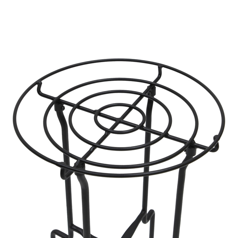 ACHLA Catalina Plant Stand | Black Wrought Iron | Indoor & Outdoor Planter Stand | 14 x 14 x 24 in | Model FB-76