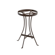 ACHLA Tara 18in Plant Stand | Roman Bronze Wrought Iron | Indoor & Outdoor Patio Decor | 10 x 10 x 19 in | Model FB-82