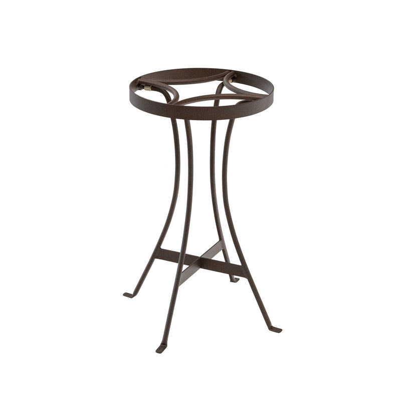 ACHLA Tara 18in Plant Stand | Roman Bronze Wrought Iron | Indoor & Outdoor Patio Decor | 10 x 10 x 19 in | Model FB-82