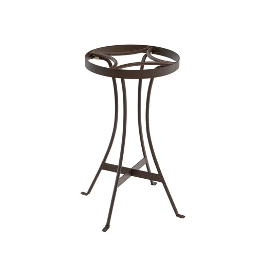 ACHLA Tara 18in Plant Stand | Roman Bronze Wrought Iron | Indoor & Outdoor Patio Decor | 10 x 10 x 19 in | Model FB-82