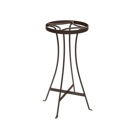 ACHLA Tara 24in Plant Stand | Roman Bronze Wrought Iron | Indoor & Outdoor Patio Decor | 11 x 11 x 24 in | Model FB-83