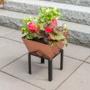 ACHLA Marion I Planter | Copper Plated Wrought Iron | Indoor & Outdoor Container Garden | 12 x 12 x 14 in | Model FBC-50-11C