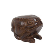 ACHLA Frog Garden Ornament | Cast Aluminum Earth Tone Finish | Patio & Lawn Accent | 4.5 x 7.5 x 4.5 in | Model FRG-01