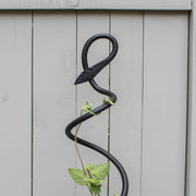 ACHLA Spiral Trellis 42in | Black Wrought Iron Container Trellis | Patio & Garden Climbing Plant Support | 8 x 8 x 42 in | Model FST-01