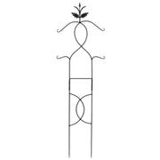 ACHLA Tendrils Trellis I 24in Wide 72in Tall | Black Wrought Iron Garden Trellis | Climbing Plants & Vertical Garden | 24 x 0.5 x 72 in | Model FT-01