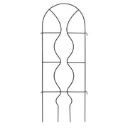 ACHLA Orangery Trellis 24in Wrought Iron | Garden & Privacy Screen | Black Powder Coat | 24 x 0.5 x 65 in | Model FT-11