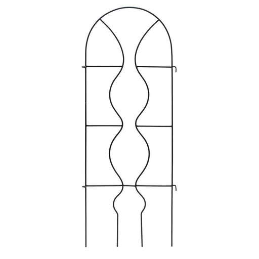 ACHLA Orangery Trellis 24in Wrought Iron | Garden & Privacy Screen | Black Powder Coat | 24 x 0.5 x 65 in | Model FT-11
