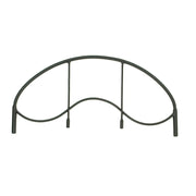 ACHLA Waves Trellis 23.5in Wrought Iron Garden Support | Traditional Black Powder Coat | Climbing Plants & Garden Wall Accent | Model FT-16