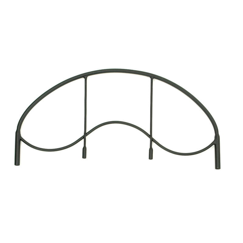 ACHLA Waves Trellis 23.5in Wrought Iron Garden Support | Traditional Black Powder Coat | Climbing Plants & Garden Wall Accent | Model FT-16