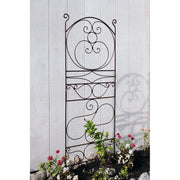 ACHLA Ferro Firenze Trellis I 22in Wrought Iron Garden Trellis | Italianate Roman Bronze Powder Coat | Climbing Plants & Garden Wall | Model FT-27