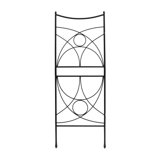 ACHLA Aurora Trellis 86in Wall Trellis | Black Wrought Iron Garden Climbing Vine Support | Outdoor Vertical Garden | 1 x 32 x 86 in | Model FT-35