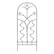 ACHLA Primrose Trellis 72in H | Wrought Iron Black Powder Coated | Outdoor Garden & Wall Plant Climber | 28 x 1 x 72 in | Model FT-42