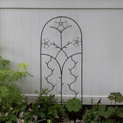 ACHLA Primrose Trellis 72in H | Wrought Iron Black Powder Coated | Outdoor Garden & Wall Plant Climber | 28 x 1 x 72 in | Model FT-42