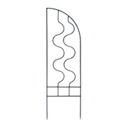 ACHLA Primrose Trellis Side Panels 48in H x 14in W | Wrought Iron Black Powder Coated | Outdoor Garden & Patio Trellis | 1 x 14 x 48 in | Model FT-42S