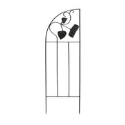 ACHLA Sunflower Trellis Side Panels 58in | Wrought Iron Black Powder Coated | Garden & Patio Trellis Depth | 1 x 18.25 x 58 in | Model FT-43S
