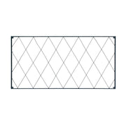 ACHLA Oxfordshire Trellis Extension 46in | Traditional Black Wrought Iron | Outdoor Wall Trellis for Roses & Climbing Vines | Model FT-54E