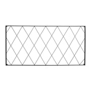 ACHLA Somerset Trellis Set of 2 | Wall-Mounted Wrought Iron Garden Trellis | 46 x 53 in, Black Powdercoat | For Roses, Clematis & | Model FT-56