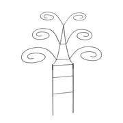 ACHLA Butterfly Trellis 49.75in H | Graphite Wrought Iron Garden Support | Outdoor Planter & Living Fence | 42 x 11 x 49.75 in | Model FT-61