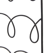 ACHLA Gingerbread Cottage Trellis 72in H | Black Wrought Iron | Outdoor Vertical Garden & Wall Climbing Plant Support | 18 x 72 x 0.5 in | Model FT-62