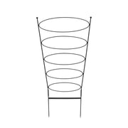 ACHLA Ovals Trellis 61in H | Wrought Iron Black Powdercoat | Garden & Patio Climbing Plant Support | 30 x 30 x 61 in | Model FT-66