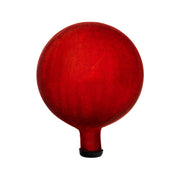 ACHLA Gazing Ball 10in Red Crackle Glass | Garden Globe Outdoor Decor | Patio & Garden Accent | 10 x 10 x 12 in | Model G10-RD-C