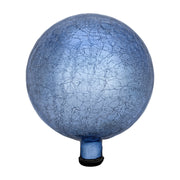 ACHLA 12in Gazing Globe | Blue Lapis Crackle Glass | Garden & Patio Accent | 12 x 12 x 14 in | Model G12-BLL-C