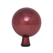 ACHLA 6in Gazing Globe | Crackle Plum Hand-Blown Glass | Garden & Patio Accent | 6 x 6 x 8 in | Model G6-PL-C