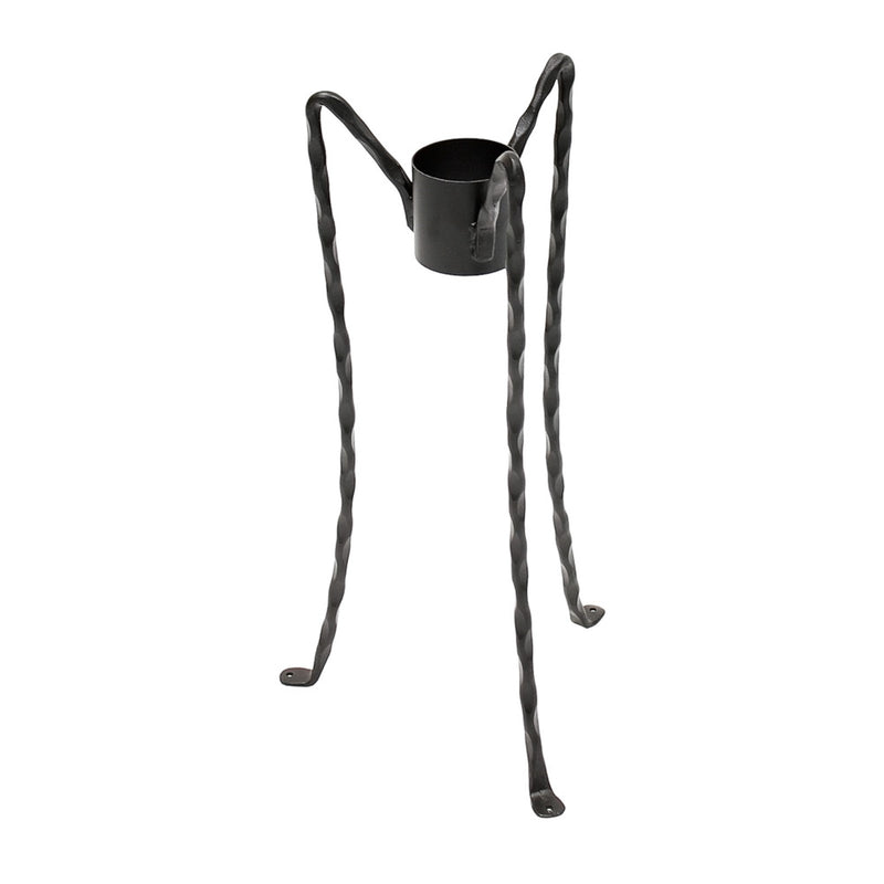 ACHLA Gazing Globe Stand 18in | Wrought Iron Black Powder Coat | Garden, Patio & Deck Display | 10 x 10 x 18 in | Model GBS-02