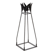 ACHLA Gazing Globe Stand 33in | Black Wrought Iron Garden Pedestal | Patio & Garden Display | 12 x 12 x 33 in | Model GBS-04
