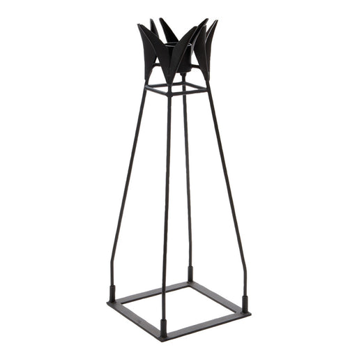 ACHLA Gazing Globe Stand 33in | Black Wrought Iron Garden Pedestal | Patio & Garden Display | 12 x 12 x 33 in | Model GBS-04