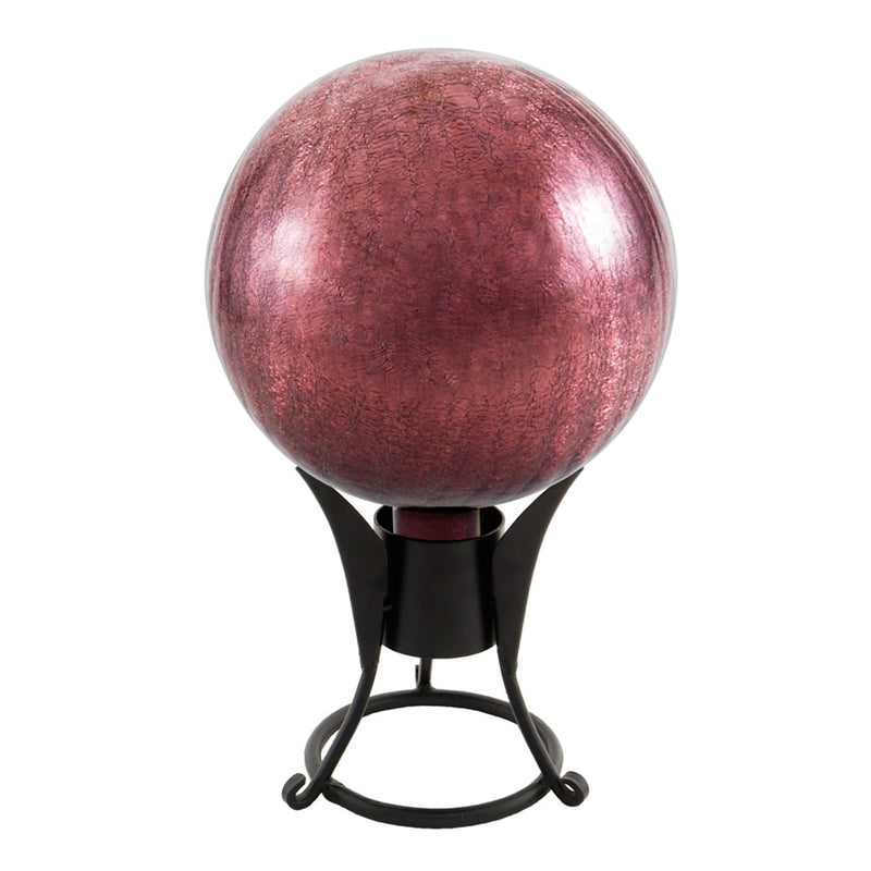 ACHLA Gazing Globe Stand 7.75in | Black Wrought Iron | Garden & Yard Decor | 7.5 x 7.5 x 7.75 in | Model GBS-07
