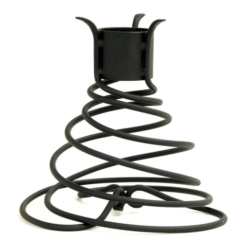 ACHLA Helix Stand | Wrought Iron Black Powder Coat Garden Ornament | Patio & Garden Display | 11 x 11 x 10.5 in | Model GBS-10