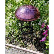 ACHLA Toad Stool Stand Small 7in W x 12.5in H | Wrought Iron Black Powder Coat | Garden & Patio Display Stand | 7 x 7 x 12.5 in | Model GBS-11