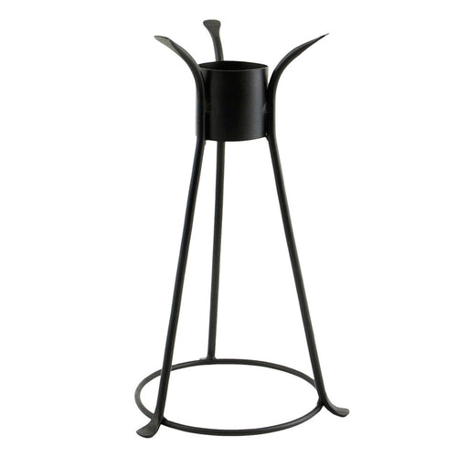 ACHLA Gazing Ball Stand 14in | Black Wrought Iron Garden Pedestal | Patio & Garden Display | 8 x 8 x 15 in | Model GBS-14