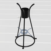 ACHLA Gazing Ball Stand 14in | Black Wrought Iron Garden Pedestal | Patio & Garden Display | 8 x 8 x 15 in | Model GBS-14