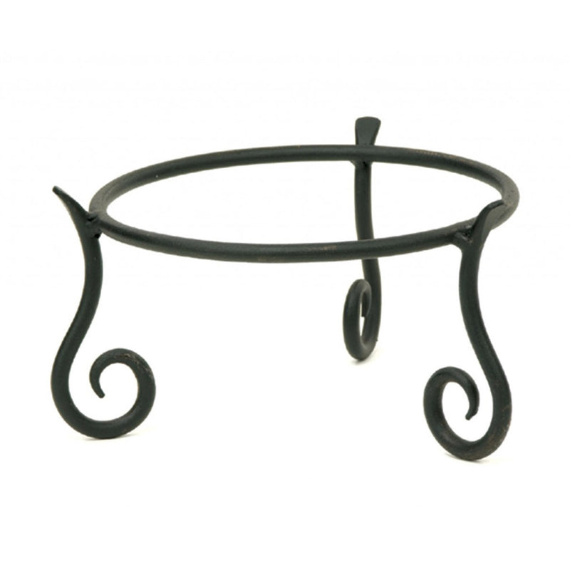 ACHLA Short Stand GBS-22 | Wrought Iron Black Powder Coat | Indoor & Outdoor Plant Stand | 9.5 x 9.5 x 5 in | Model GBS-22