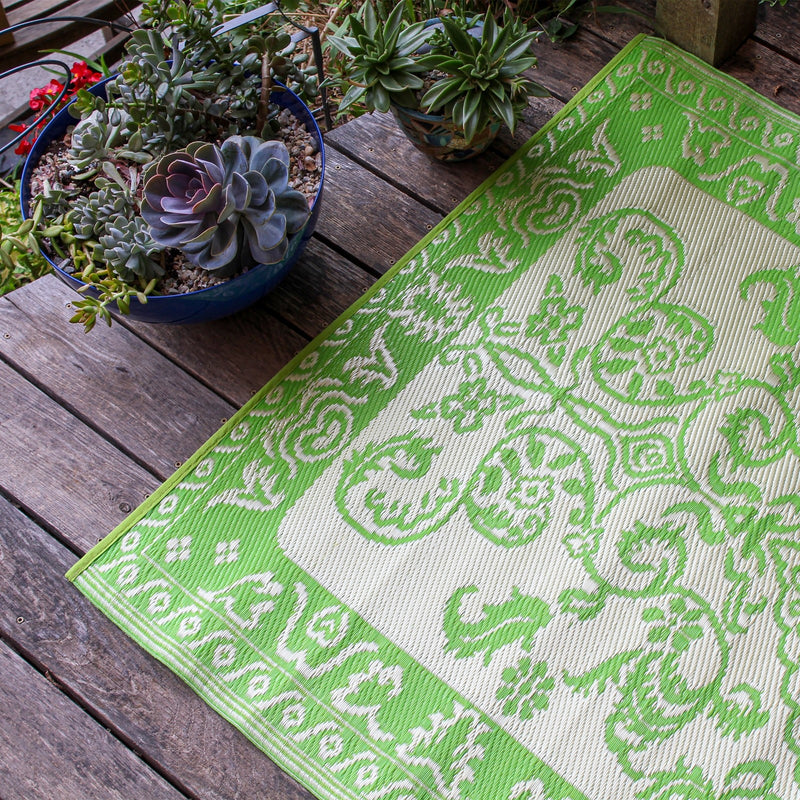 ACHLA Tracery 4x6 Floor Mat | Woven Polypropylene Indoor/Outdoor | Entryway, Kitchen & Patio | 48 x 72 x 0.25 in | Model K-00971