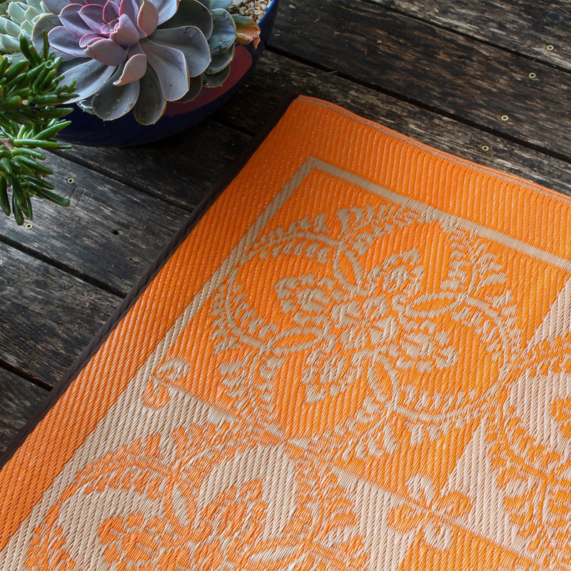 ACHLA Primrose 4 x 6 Floor Mat | Woven Polypropylene Indoor/Outdoor | Entryway, Kitchen & Patio | 48 x 72 x 0.25 in | Model K-143