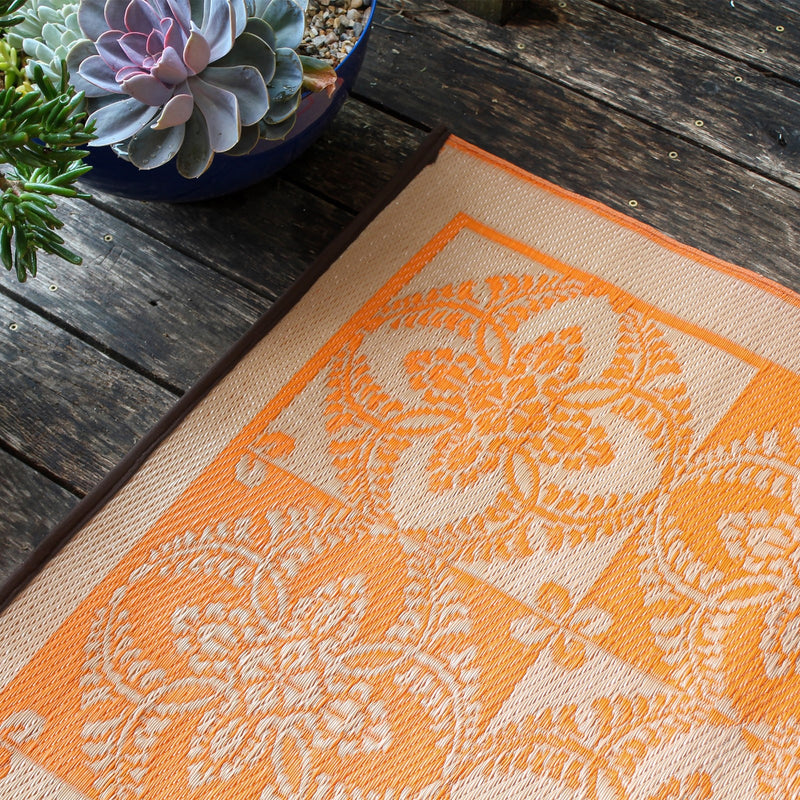 ACHLA Primrose 4 x 6 Floor Mat | Woven Polypropylene Indoor/Outdoor | Entryway, Kitchen & Patio | 48 x 72 x 0.25 in | Model K-143