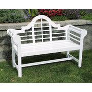 ACHLA Lutyens 4' Bench, White