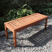 ACHLA Backless 4' Bench, Natural Oil