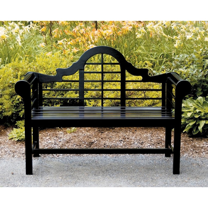 ACHLA Lutyens 4' Bench, Black