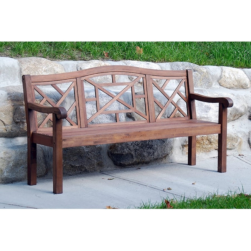 ACHLA Carlton Bench, Natural Oil