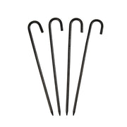 ACHLA Multi Purpose Anchoring Pins 10in | Wrought Iron Black Powder Coated | Yard & Garden Stakes | 10 in H | Model PYP-01