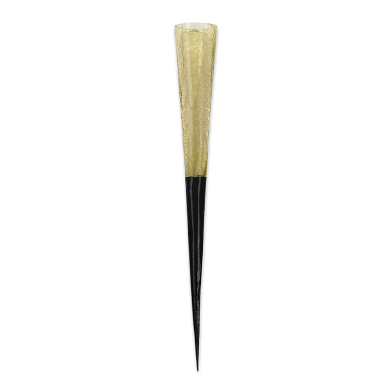 ACHLA Sparkle Cones 15.5in Garden Ornament | Crackle Glass on Iron Spike | Patio & Garden Decorative Accent | 2 x 2 x 15.5 in | Model SC-02Y