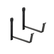 ACHLA Flowerbox Brackets 8in | Black Wrought Iron | Window Box & Planter Support | 8 x 7.5 x 8 in, Sold in Pairs | Model SFB-02