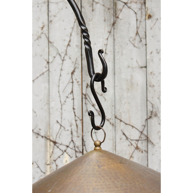 ACHLA Mini S-Hook 3-Pack | Black Powdercoat Wrought Iron | Hanging Planters & Outdoor Decor | 3.5in H Each | Model SS-01-3