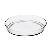 ACHLA Large Glass Terrarium Tray | 10.5 in Round Clear Glass Saucer | Indoor Plant & Succulent Catch Tray | 10.5 x 10.5 x 1.5 in | Model TRY-02