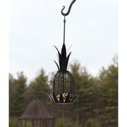 ACHLA Pineapple Bird Feeder 8in | Black Powder-Coated Steel Wire Mesh | Outdoor Garden & Backyard | 8 x 8 x 18 in | Model VBF-01