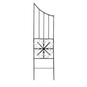 ACHLA Aldrich II Trellis Side Piece 16.5in W x 63in H | Traditional Graphite Wrought Iron | Garden Wall & Entryway Decor | Model VFT-22S